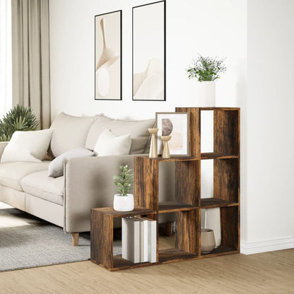 Libreria Divisorio 3Ripiani Rovere Fumo 99x29x99cm Truciolato