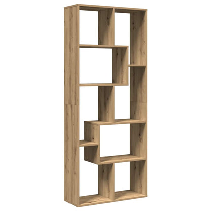 Libreria Divisorio Rovere Artigianale 67x25x161,5 cm Truciolato