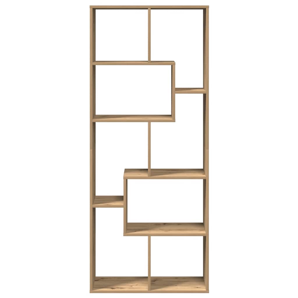 Libreria Divisorio Rovere Artigianale 67x25x161,5 cm Truciolato