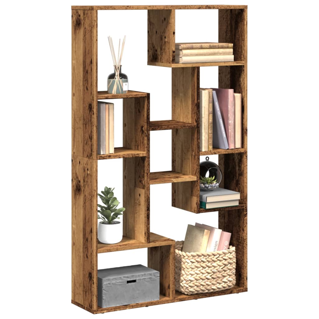 Libreria Legno Antico 72x20x120 cm in Truciolato