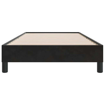Giroletto senza Materasso Nero 80x210 cm in Velluto