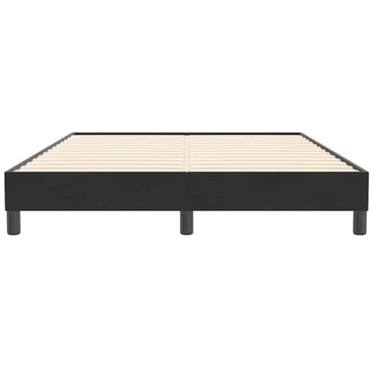 Giroletto senza Materasso Nero 140x210 cm Velluto