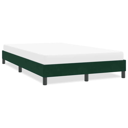 Giroletto senza Materasso Verde Scuro 120x220 cm Velluto