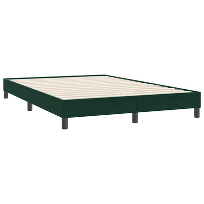 Giroletto senza Materasso Verde Scuro 160x220 cm in Velluto