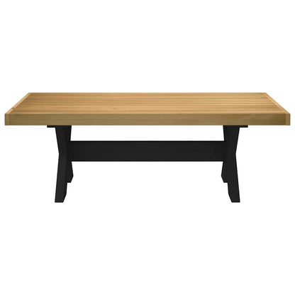 Tavolino NOAIN Gambe a Forma di X 120x60x40cm in Legno Massello