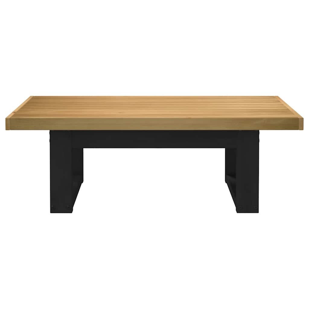 Tavolino NOAIN Gambe a Forma di U 120x60x40cm in Legno Massello