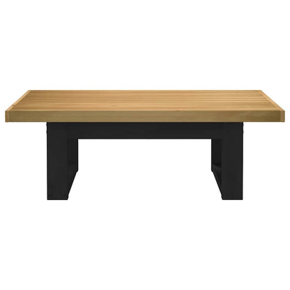 Tavolino NOAIN Gambe a Forma di U 120x60x40cm in Legno Massello