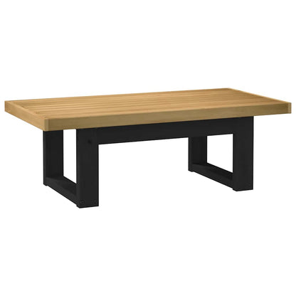 Tavolino NOAIN Gambe a Forma di U 120x60x40cm in Legno Massello