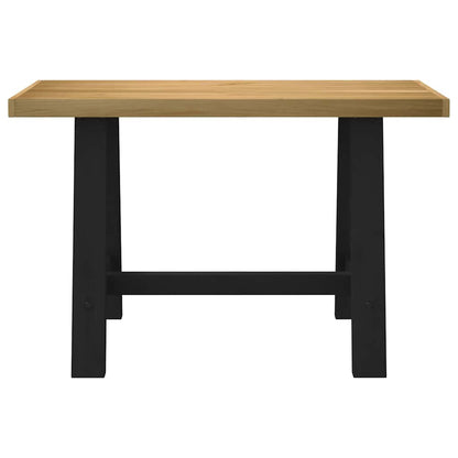Scrivania NOAIN Gambe a Forma di A 120x50x75 cm Legno Massello