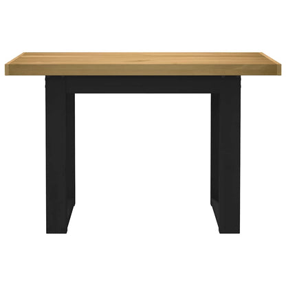 Scrivania NOAIN Gambe a Forma di U 120x50x75 cm Legno Massello