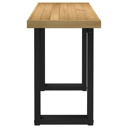 Scrivania NOAIN Gambe a Forma di U 120x50x75 cm Legno Massello