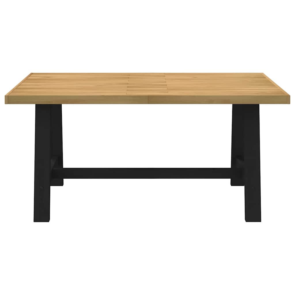 Tavolo Pranzo NOAIN Gambe a Forma A 160x90x75 cm Legno Massello