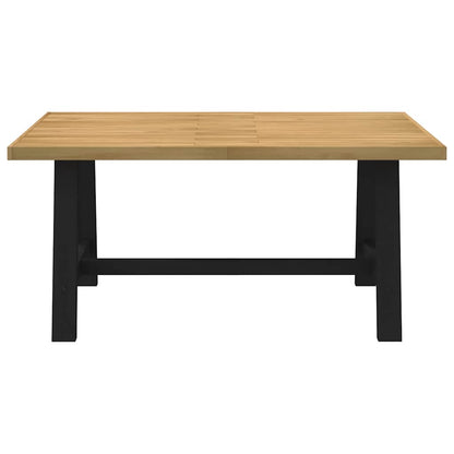 Tavolo Pranzo NOAIN Gambe a Forma A 160x90x75 cm Legno Massello
