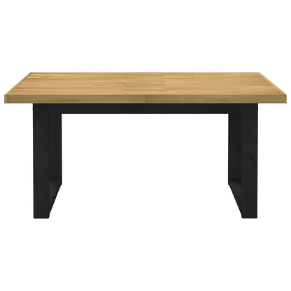Tavolo Pranzo NOAIN Gambe a Forma U 160x90x75 cm Legno Massello