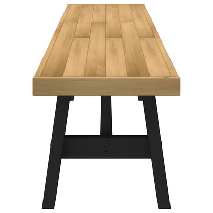 Panca Pranzo NOAIN Gambe a Forma A 180x40x45 cm Legno Massello