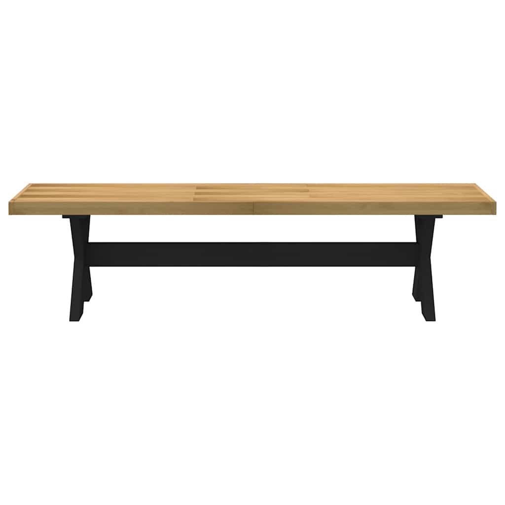 Panca Pranzo NOAIN Gambe a Forma X 180x40x45 cm Legno Massello