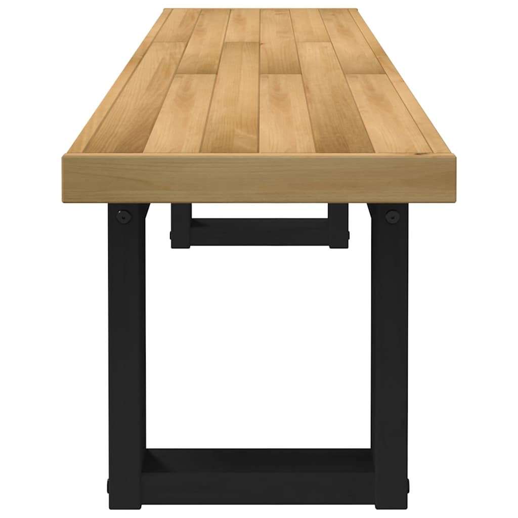 Panca Pranzo NOAIN Gambe a Forma U 180x40x45 cm Legno Massello