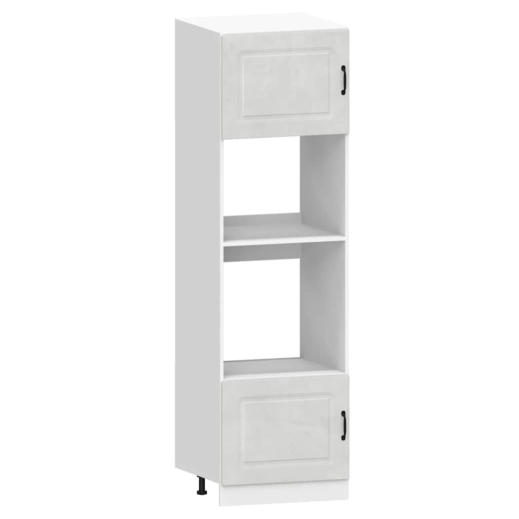 Set Mobili da Cucina 7 pz Kalmar Grigio Cemento in Truciolato