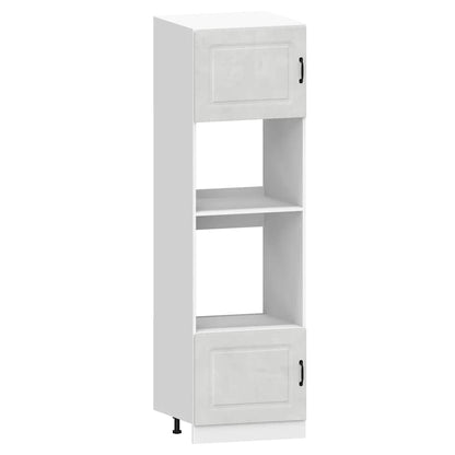 Set Mobili da Cucina 7 pz Kalmar Grigio Cemento in Truciolato
