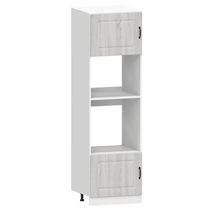 Set Mobili da Cucina 7 pz Kalmar Grigio Sonoma in Truciolato