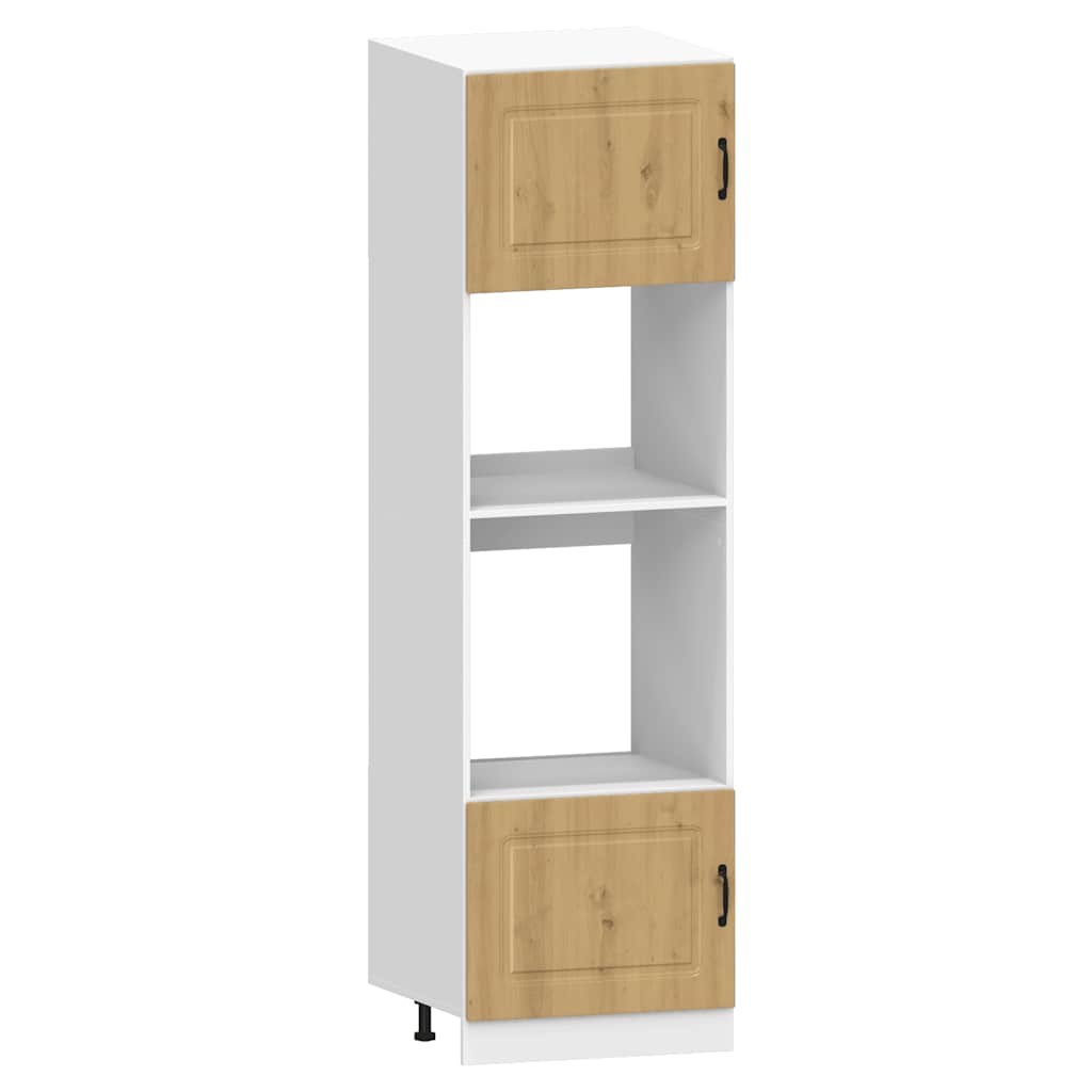 Set Mobili da Cucina 7 pz Kalmar Rovere Artigianale Truciolato