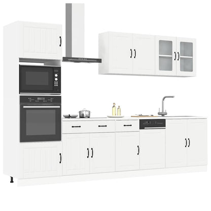 Set Mobili da Cucina 7 pz Porto Bianco Legno Multistrato