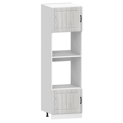 Set Mobili da Cucina 7 pz Kalmar Grigio Sonoma in Truciolato