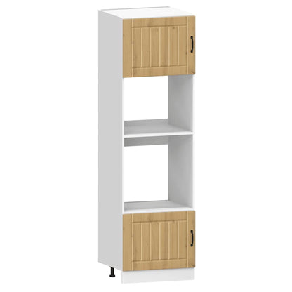 Set Mobili da Cucina 7 pz Kalmar Rovere Artigianale Truciolato