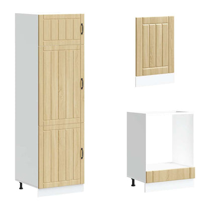 Set Mobili da Cucina 7 pz Lucca Rovere Sonoma in Truciolato