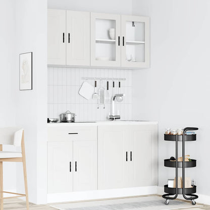 Set Mobili da Cucina 4 pz Porto Bianchi Legno Multistrato