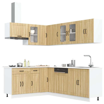 Set Mobili da Cucina 11 pz Lucca Rovere Sonoma in Truciolato