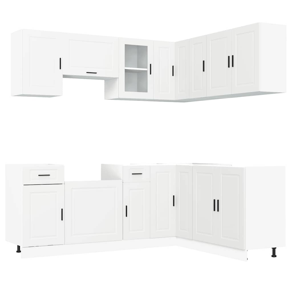 Set Mobili da Cucina 11 pz Porto Bianchi Legno Multistrato