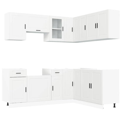 Set Mobili da Cucina 11 pz Porto Bianchi Legno Multistrato