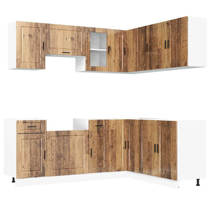 Set Mobili da Cucina 11 pz Porto Legno Antico in Truciolato