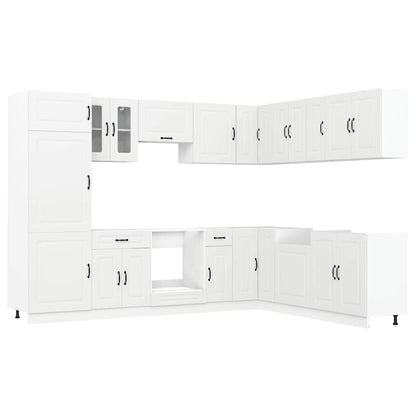 Set Mobili da Cucina 14 pz Kalmar Bianco Legno Multistrato