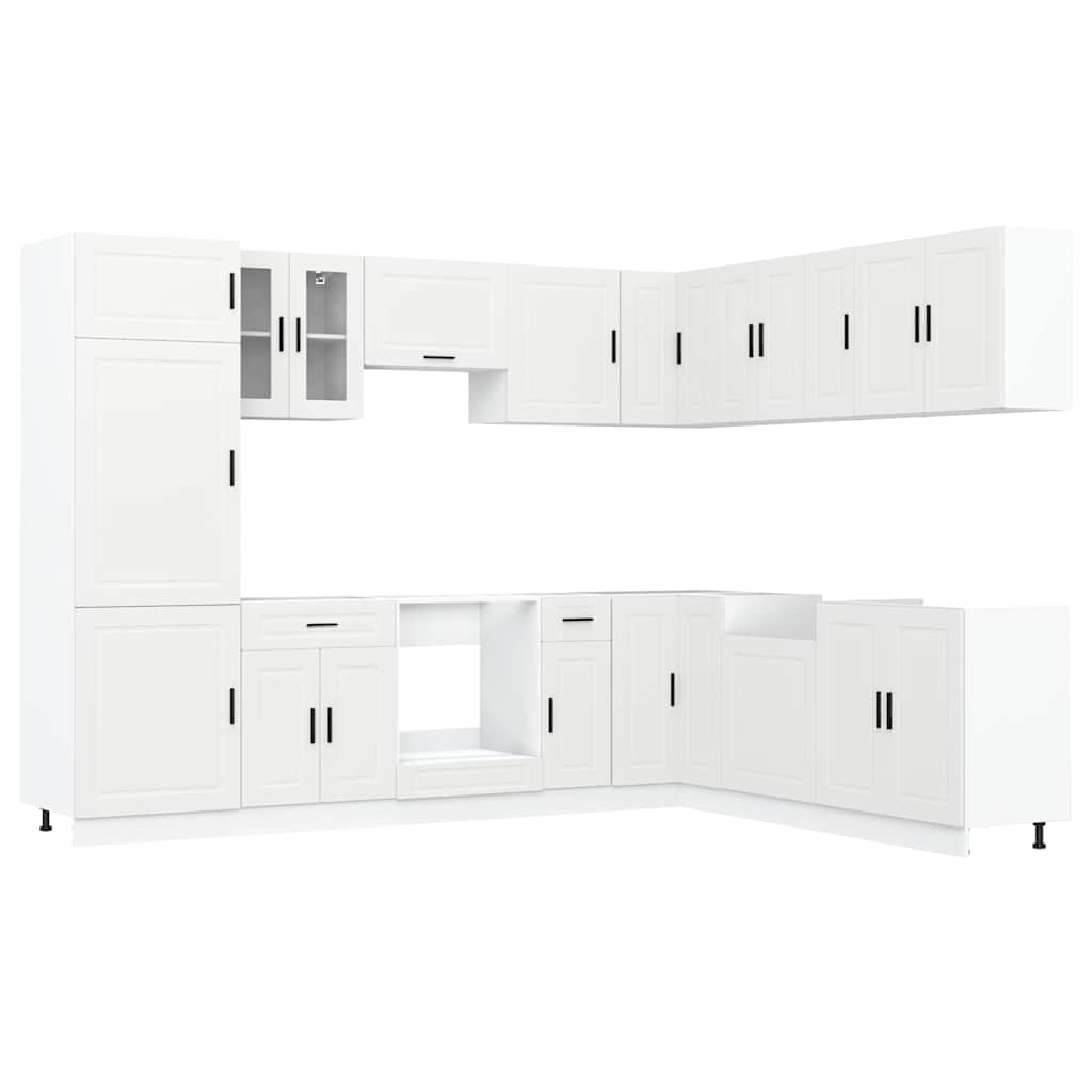 Set Mobili da Cucina 14 pz Porto Bianchi Legno Multistrato