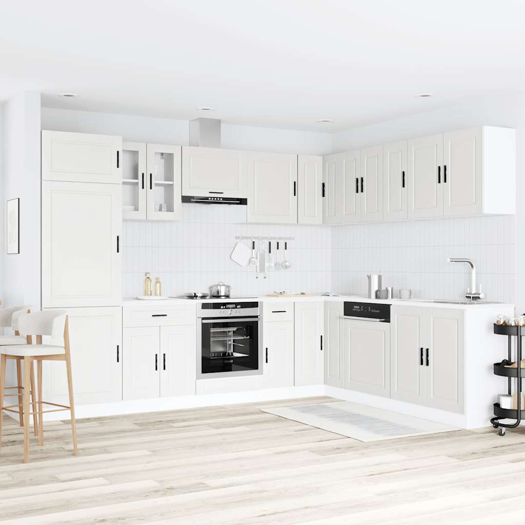 Set Mobili da Cucina 14 pz Porto Bianchi Legno Multistrato