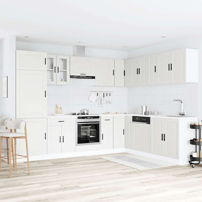 Set Mobili da Cucina 14 pz Porto Bianchi Legno Multistrato