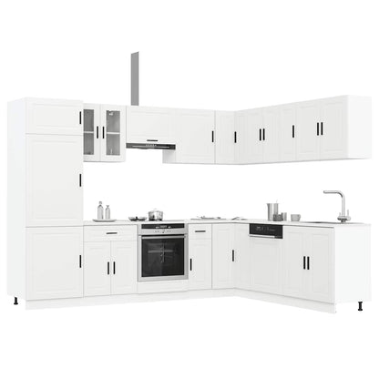 Set Mobili da Cucina 14 pz Porto Bianchi Legno Multistrato