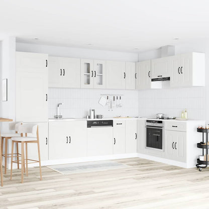 Mobile da cucina con porta Kalmar Bianco 80 x 46 x 81,5 cm