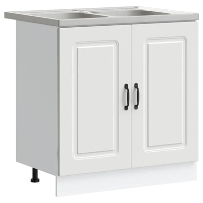 Mobile da cucina con porta Kalmar Bianco 80 x 46 x 81,5 cm