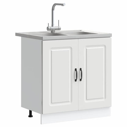 Mobile da cucina con porta Kalmar Bianco 80 x 46 x 81,5 cm