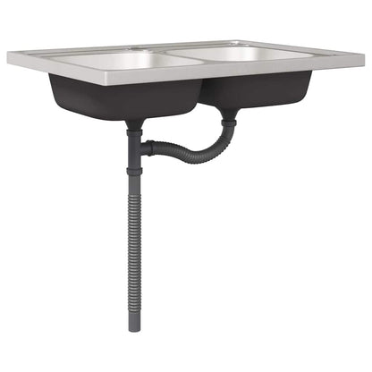 Mobile da cucina Kalmar Bianco Lucido 80 x 46 x 81,5 cm