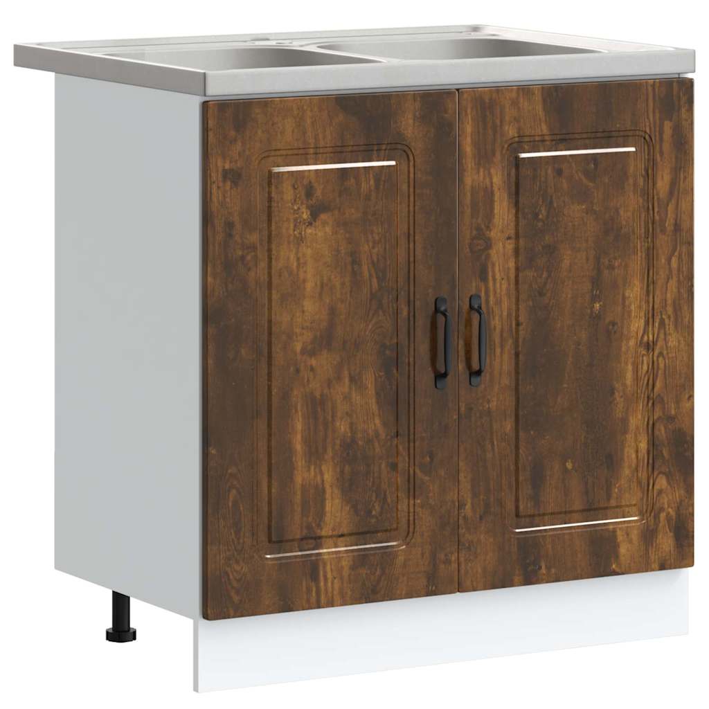 Mobile da cucina Kalmar 2 pcs Marrone 80 x 46 x 81.5 cm
