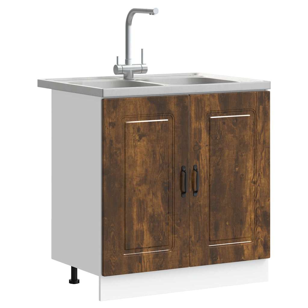 Mobile da cucina Kalmar 2 pcs Marrone 80 x 46 x 81.5 cm