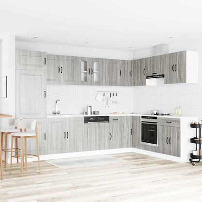 Mobile da cucina Kalmar Grigio Sonoma 80 x 46 x 81,5 cm