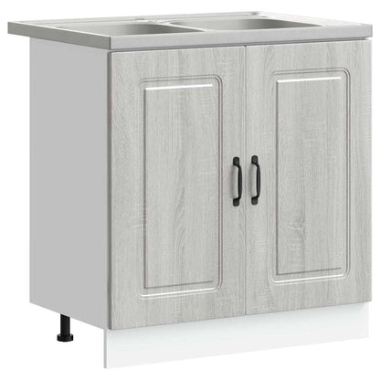 Mobile da cucina Kalmar Grigio Sonoma 80 x 46 x 81,5 cm