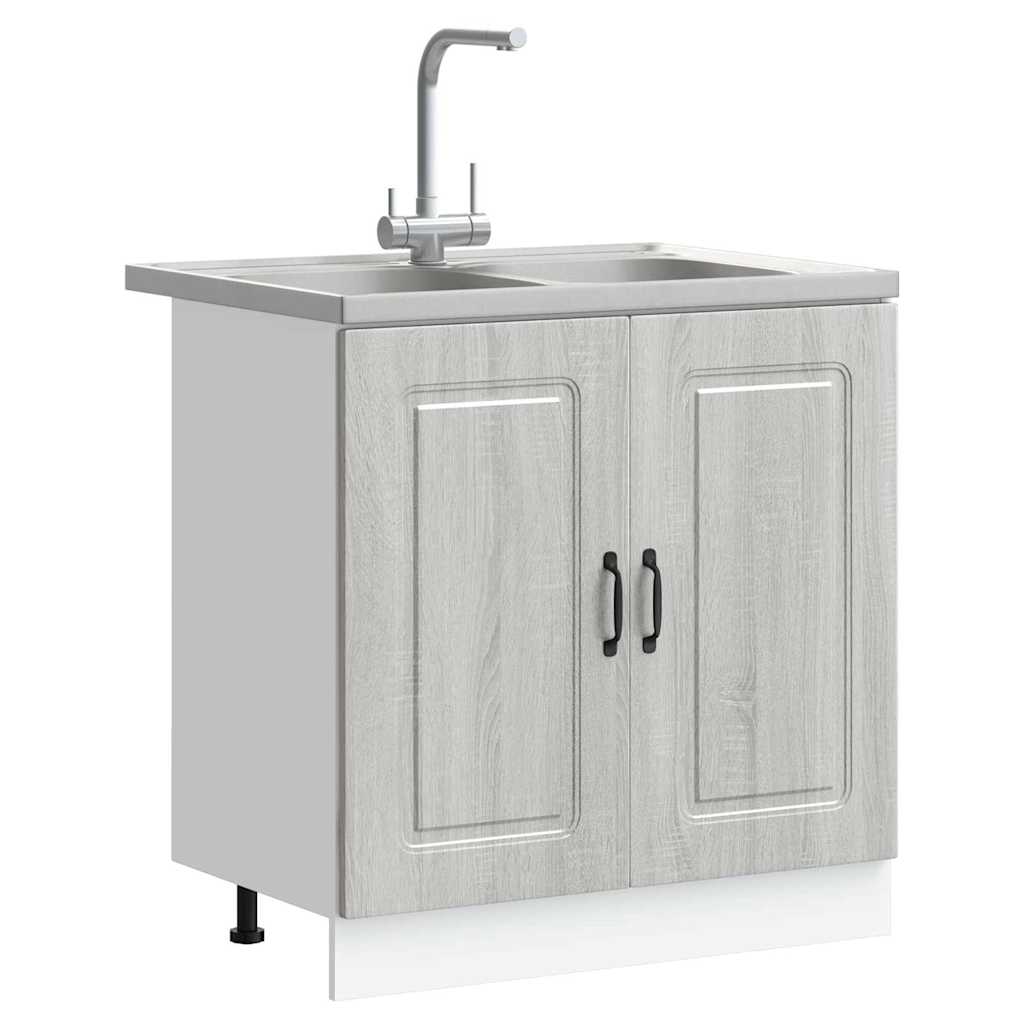 Mobile da cucina Kalmar Grigio Sonoma 80 x 46 x 81,5 cm
