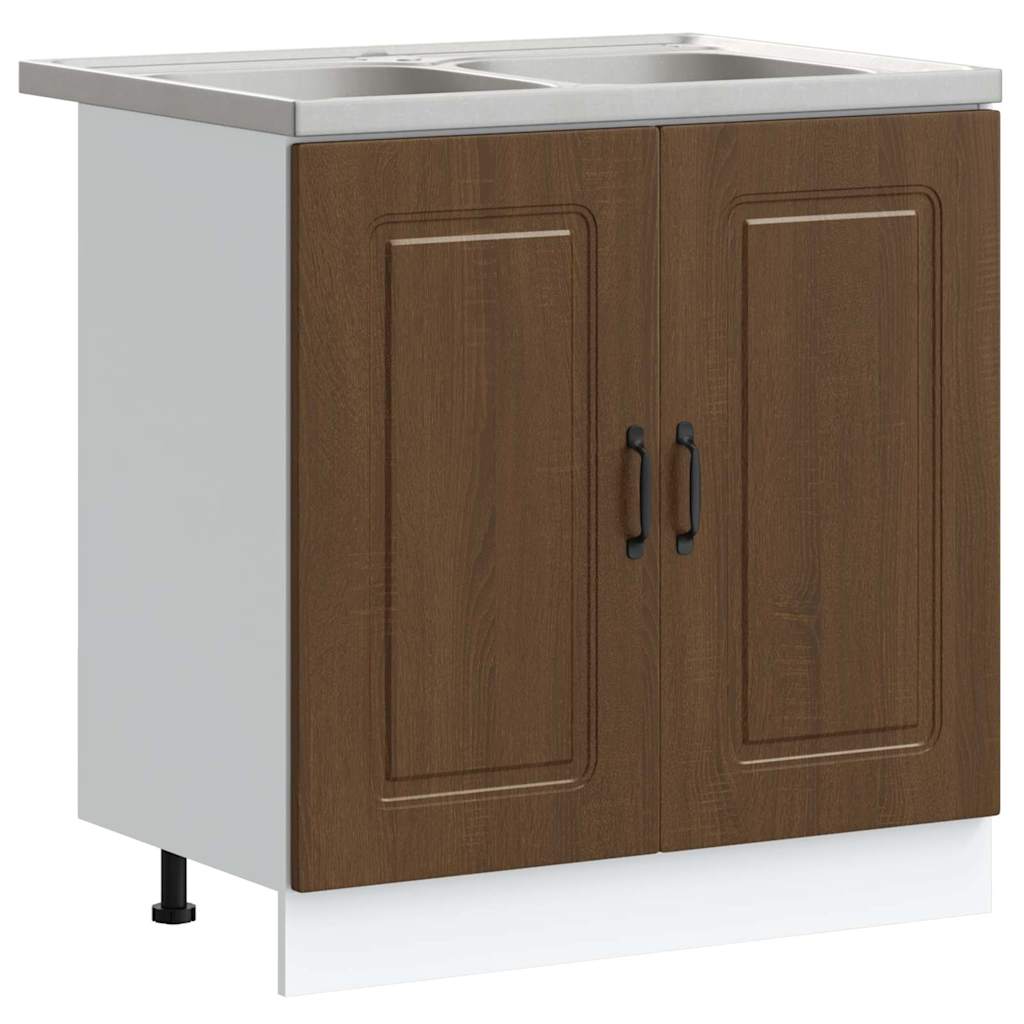 Mobile da cucina Kalmar Rovere Marrone 80 x 46 x 81,5 cm