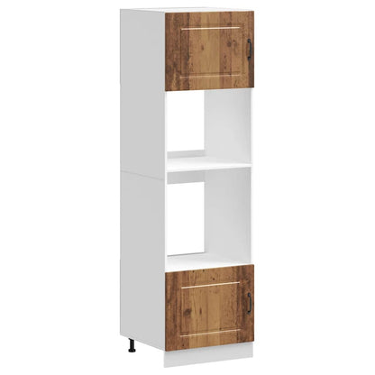 Armadi Forno 2 pz Kalmar Legno Antico in Legno Multistrato
